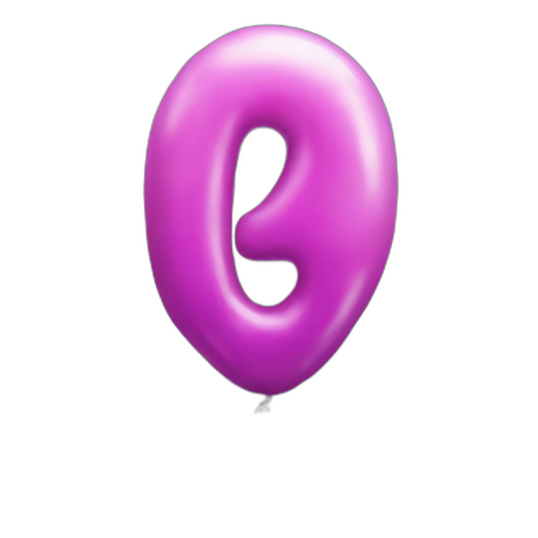 balloon number four emoji