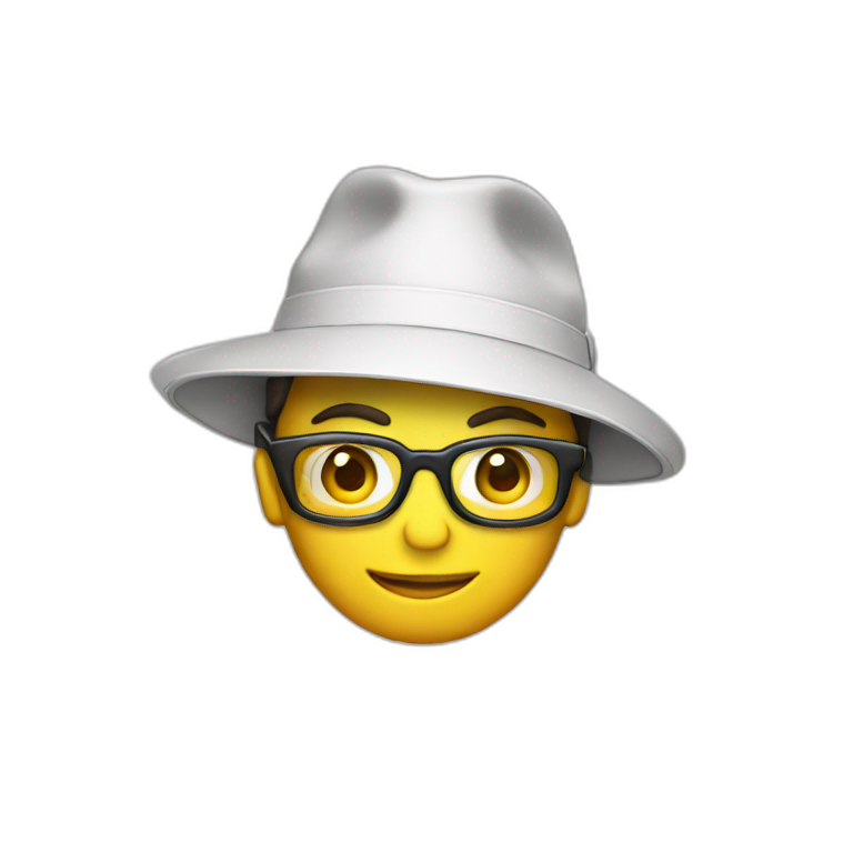nerd hat emoji