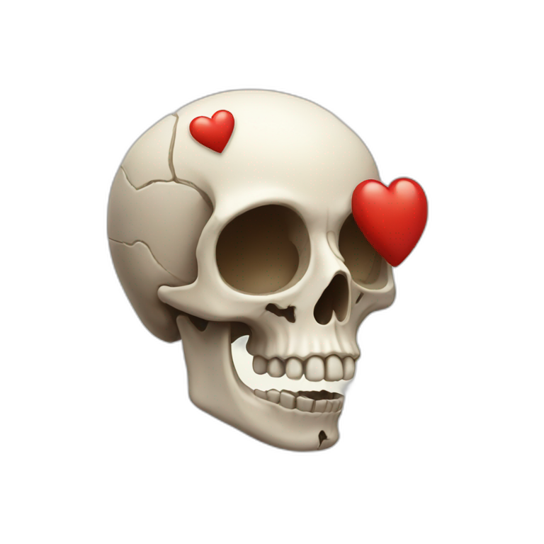 heart skull emoji