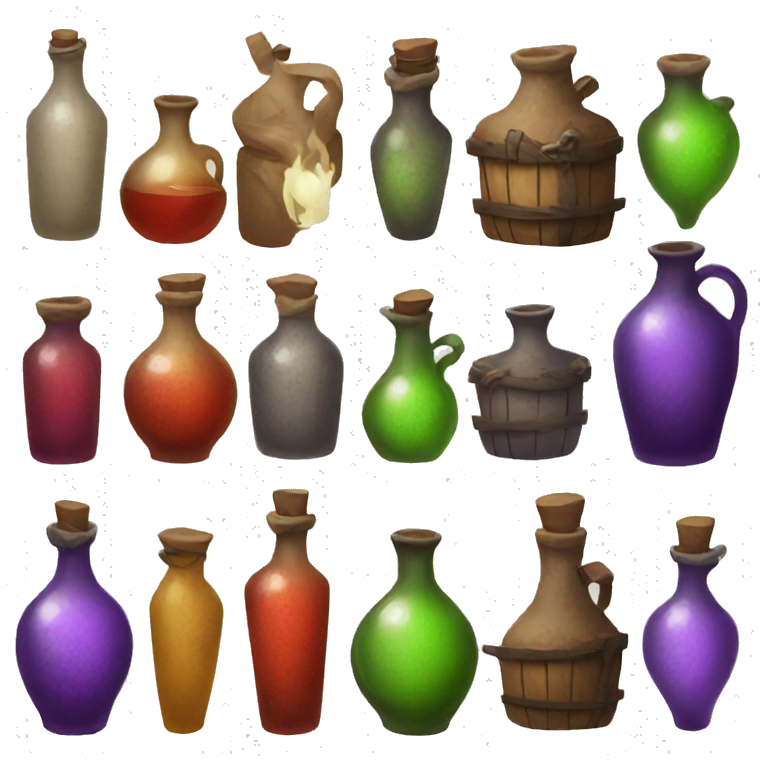 medieval potion emoji