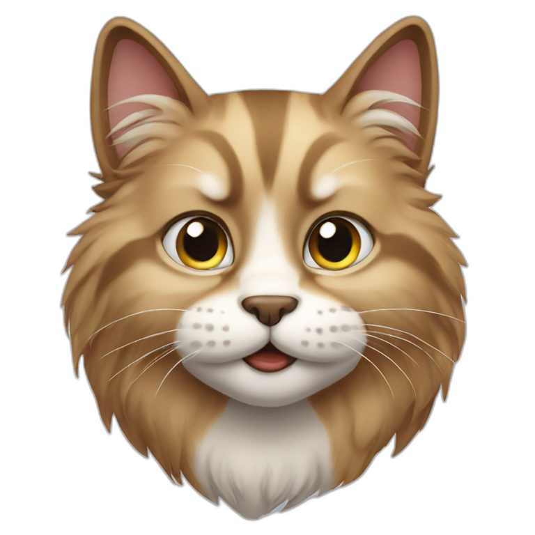 furry cat angled emoji