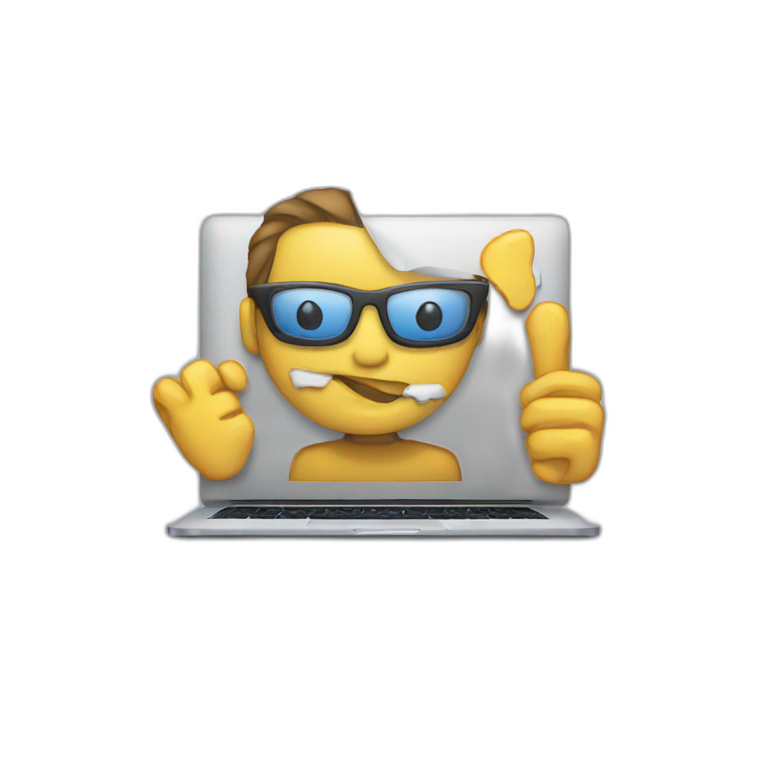 programmer macbook emoji
