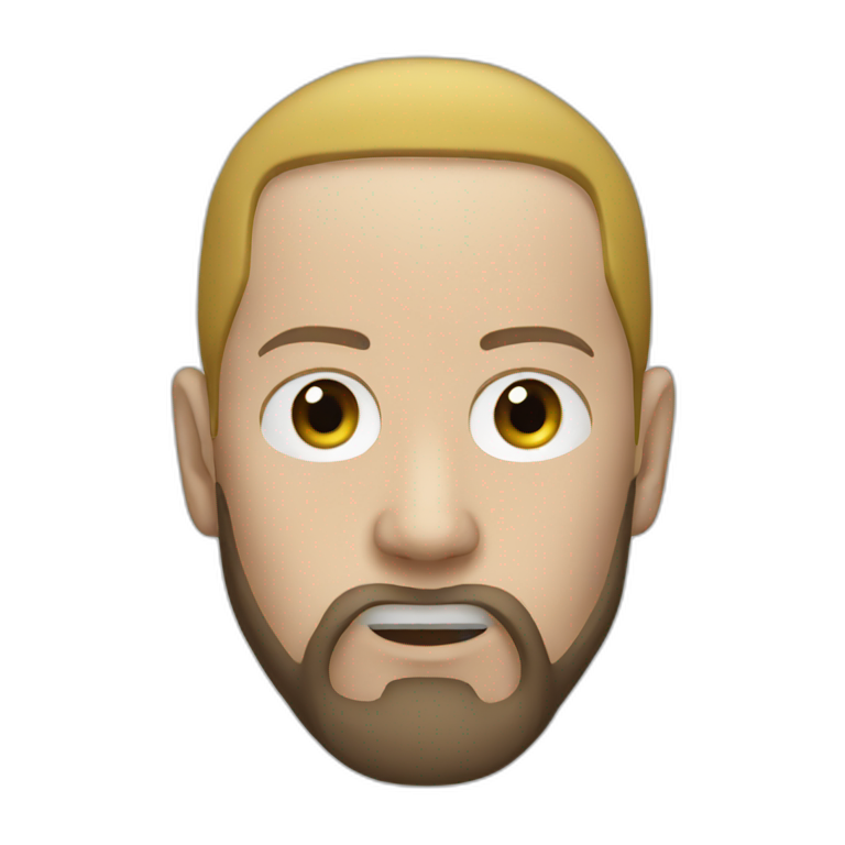 Eminem with a beard  emoji