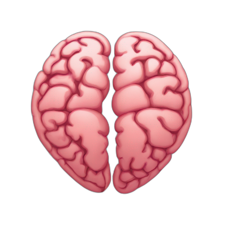 half brain half heart emoji