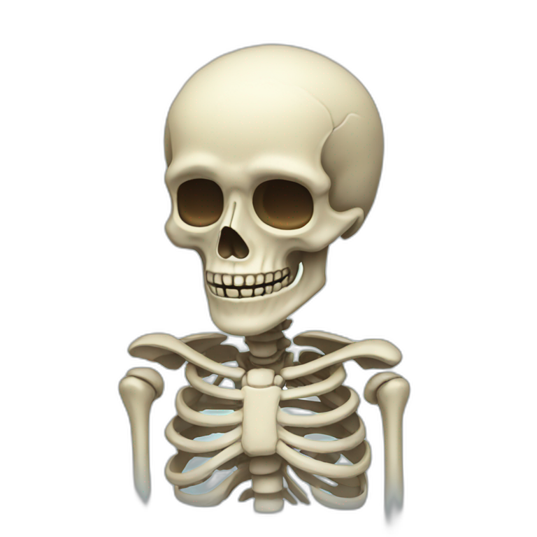 skeleton figure emoji