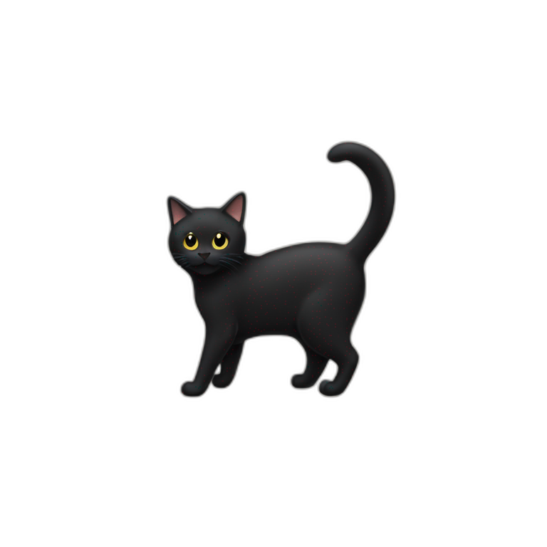 tail-all-black-cat-body emoji