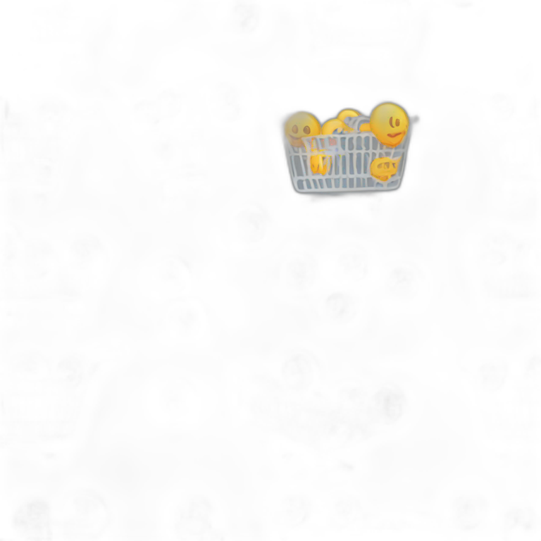 Shopping cart in svg emoji