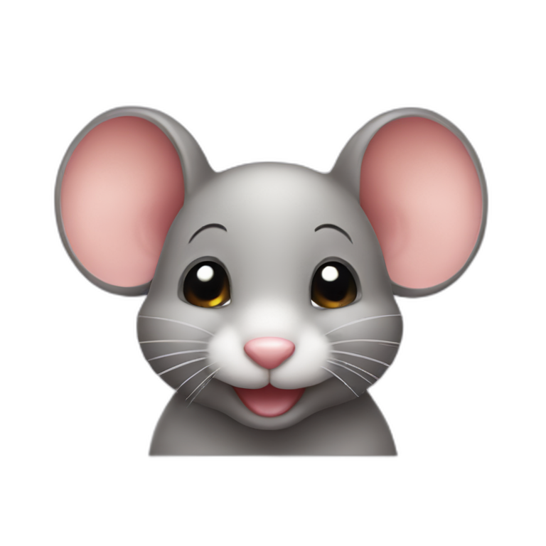 Cute mouse emoji
