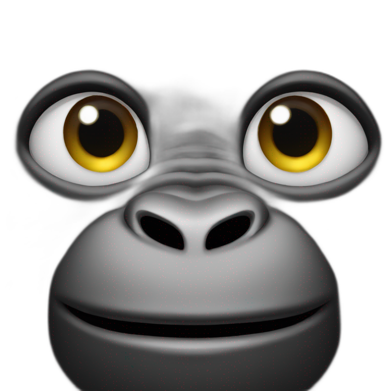 baby Gorilla face emoji