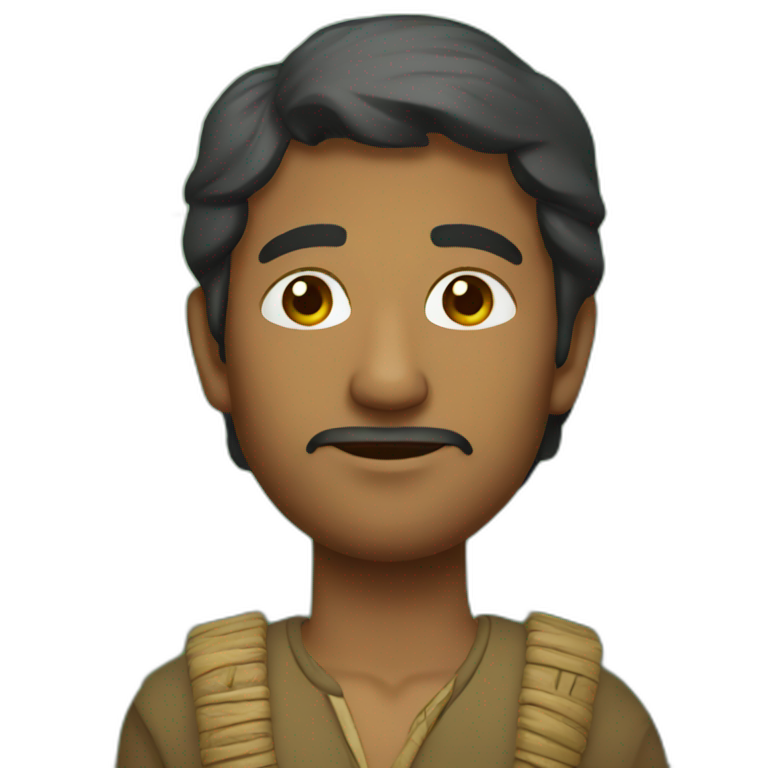 indian man in forest  emoji