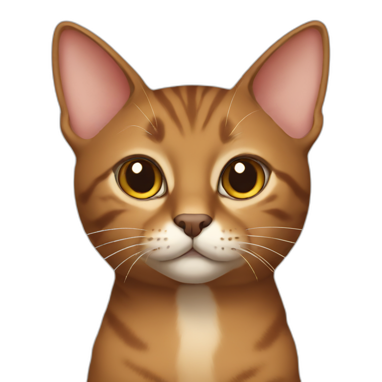 oriental brown cat emoji
