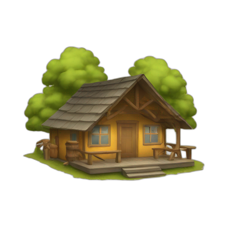 camp house emoji