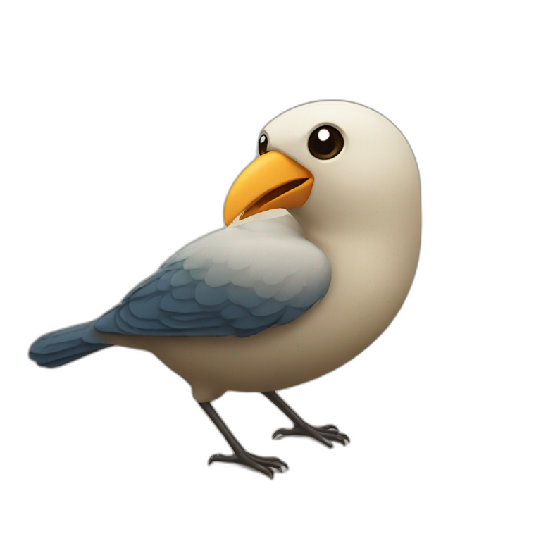 bird singing emoji