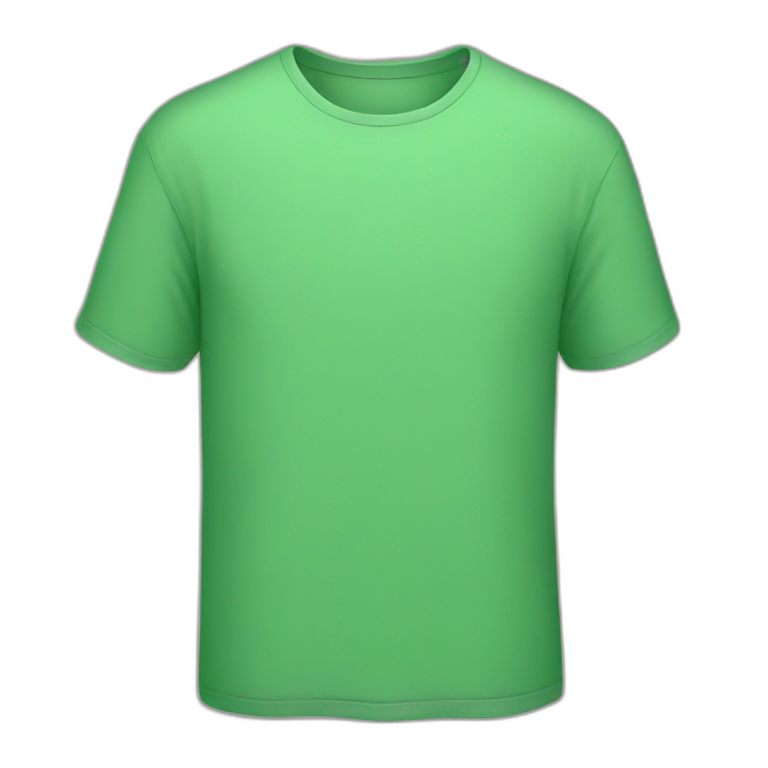 green tshirt emoji