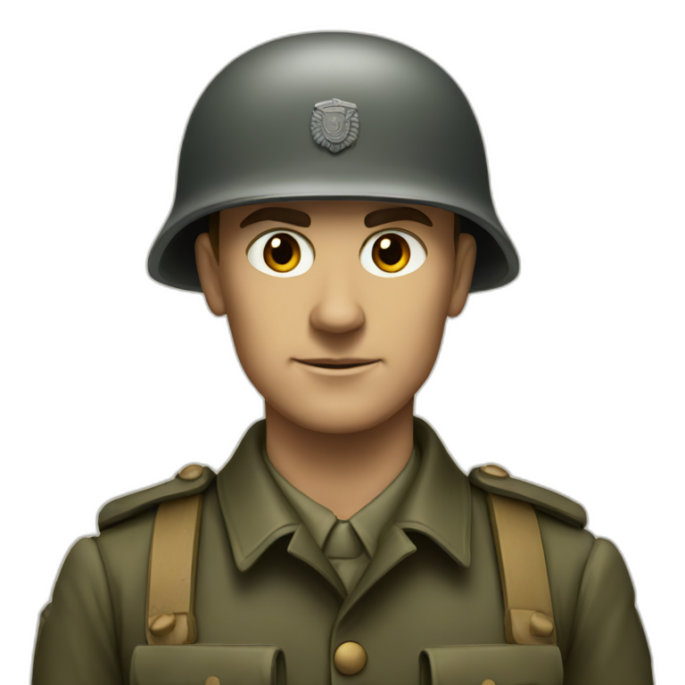 German soldier of 1943 emoji