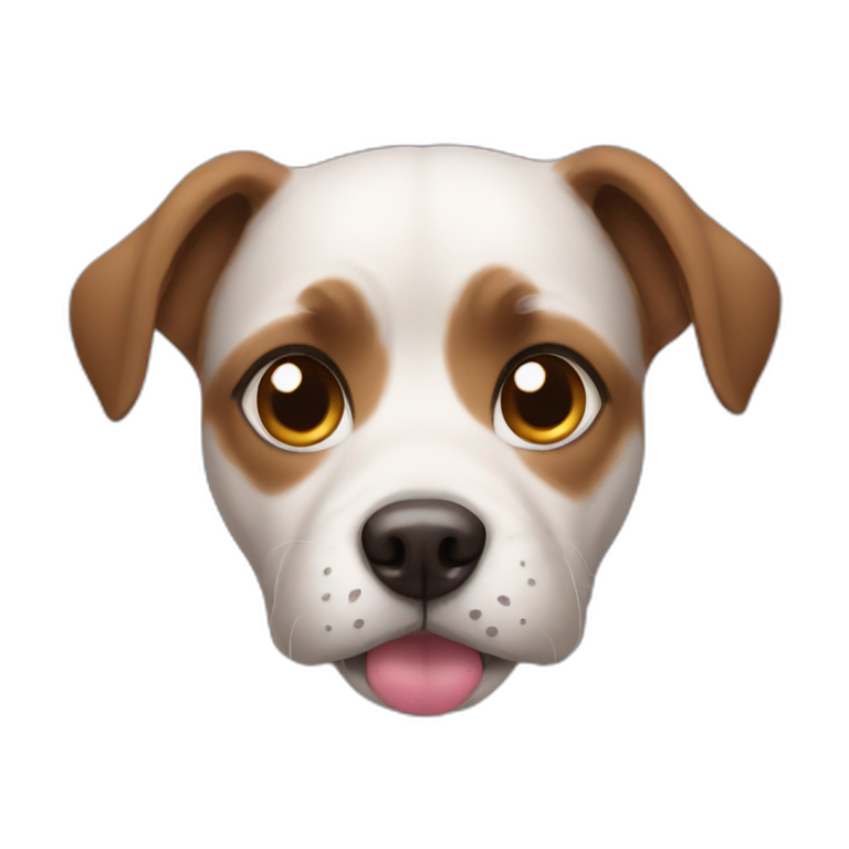 Dog with heart eyes emoji