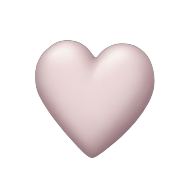Coeur de pierre emoji