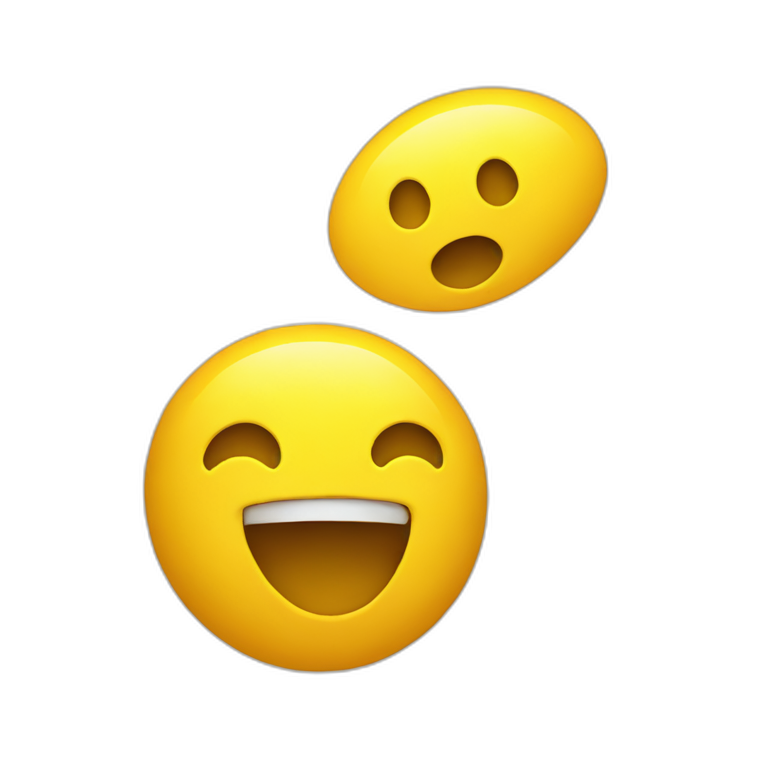 Two yellow blobs emoji