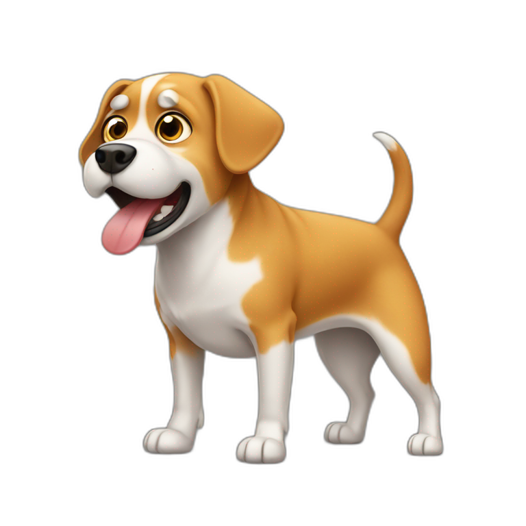 farting dog emoji