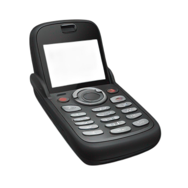Motorola flip phone emoji