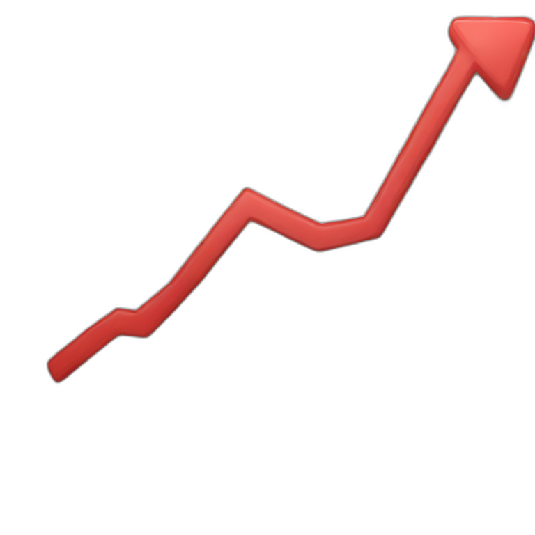 Graph Chart Up Emoji 
