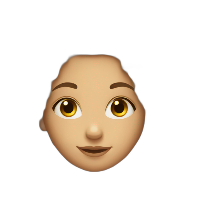 Caucasian curly haired girl emoji