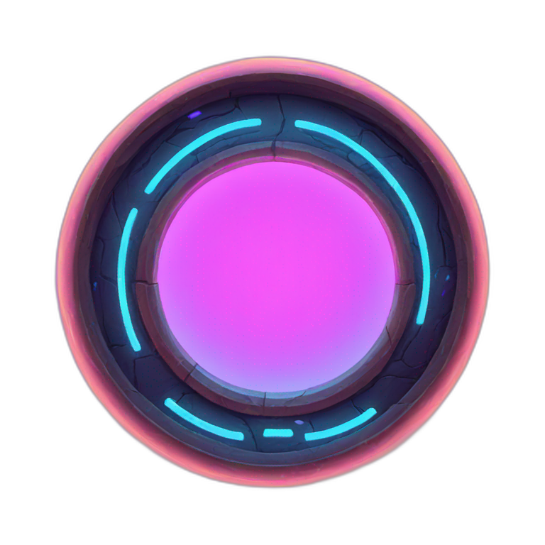 neon portal emoji