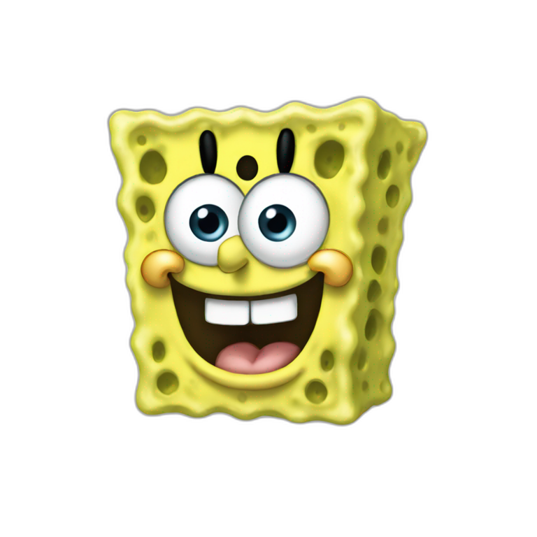 spongebob neutral emoji