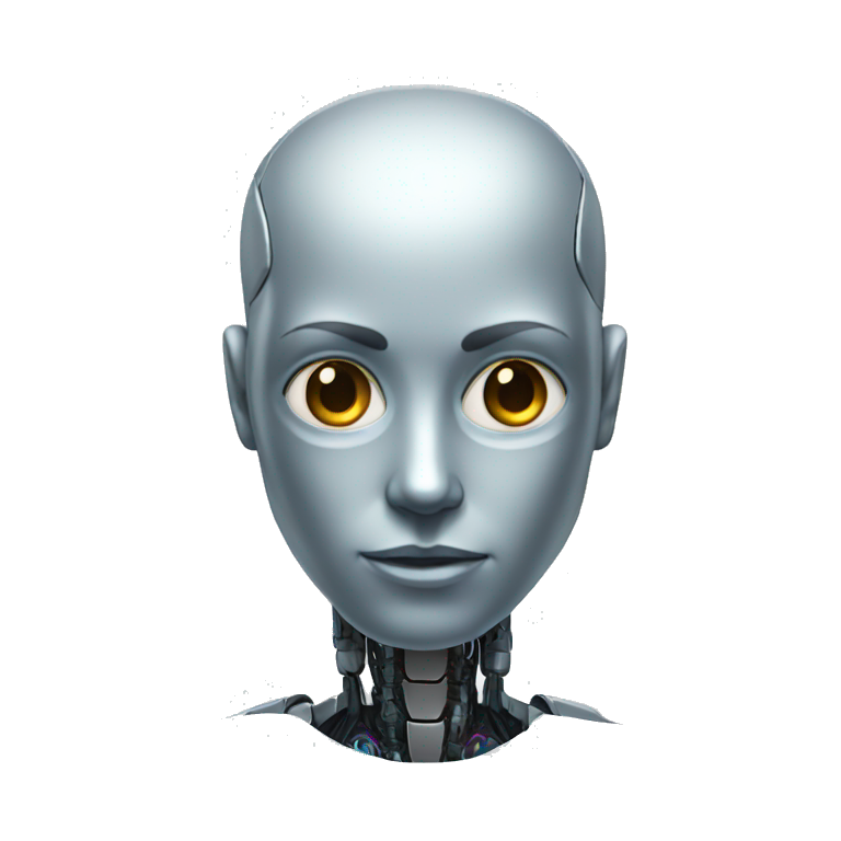 half human half robot emoji