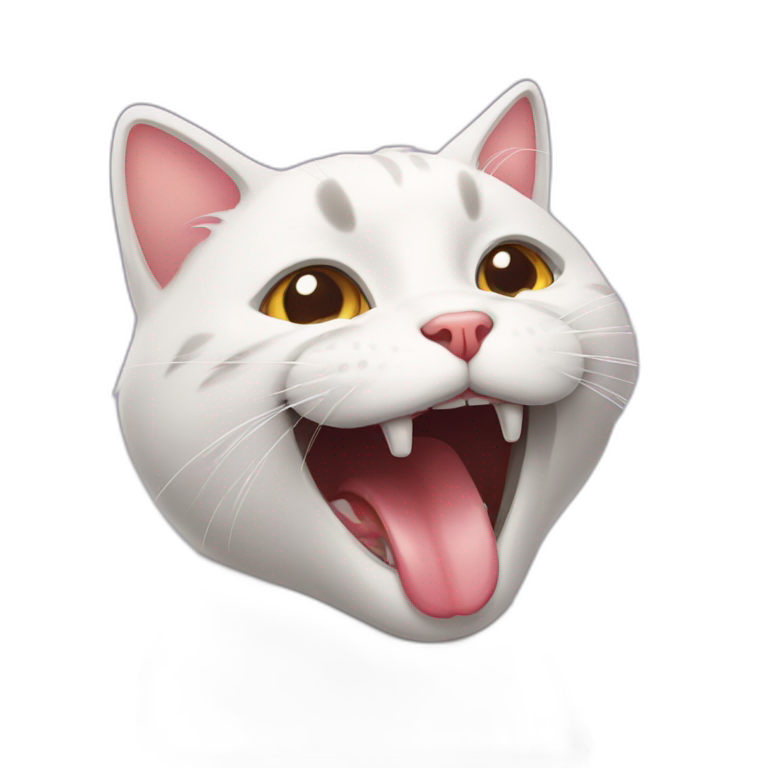 love cat tongue emoji
