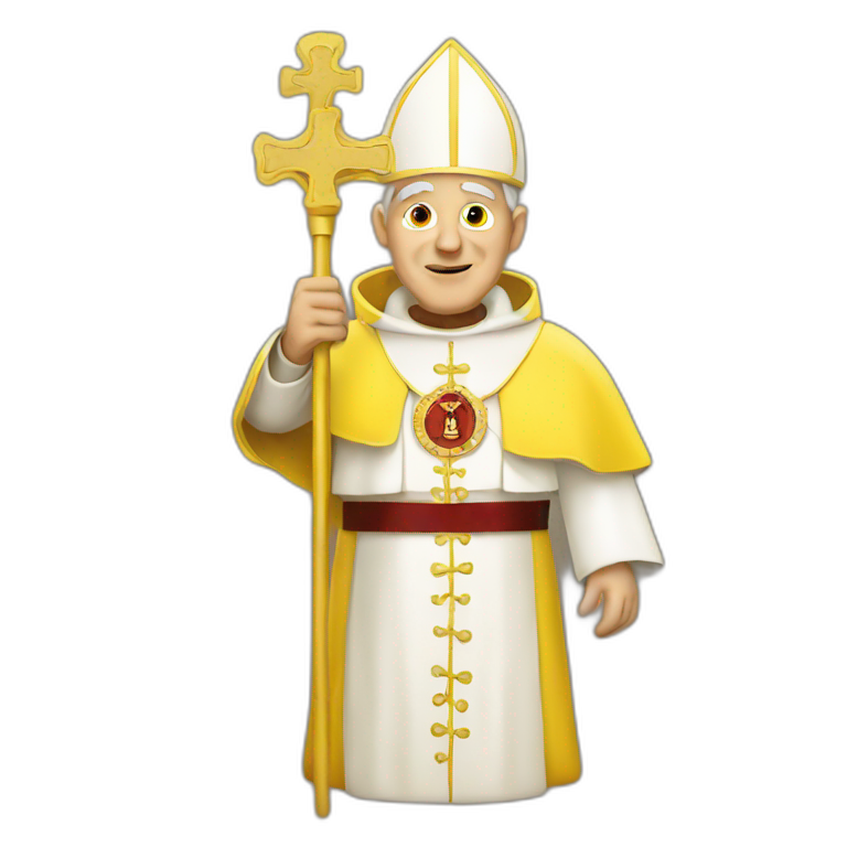 yellow pope emoji