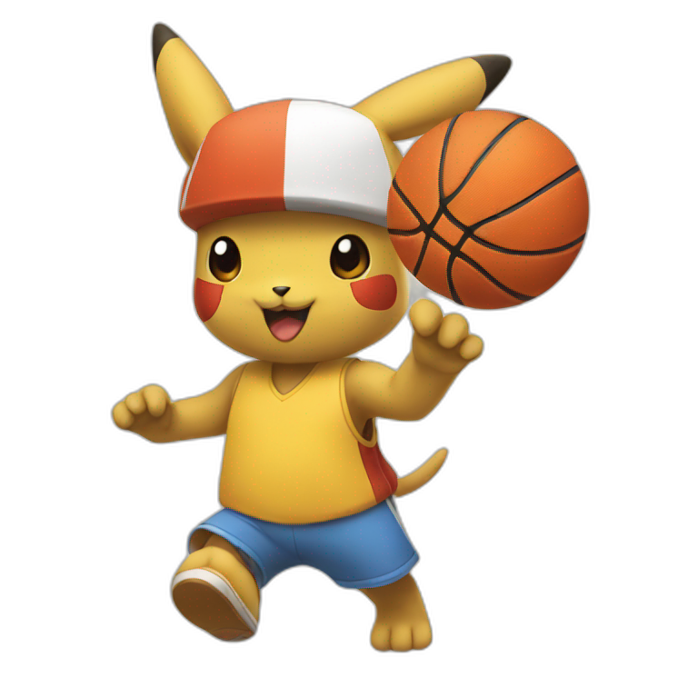 pokemon playing basketball emoji