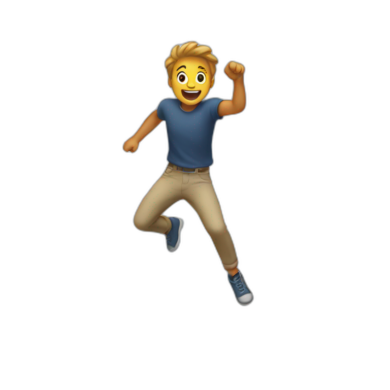 Jumping emoji