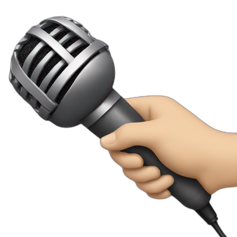 hand letting mic drop emoji | AI Emoji Generator