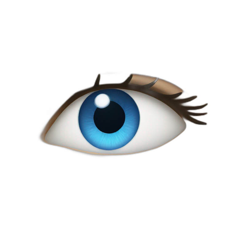 blue eye emoji