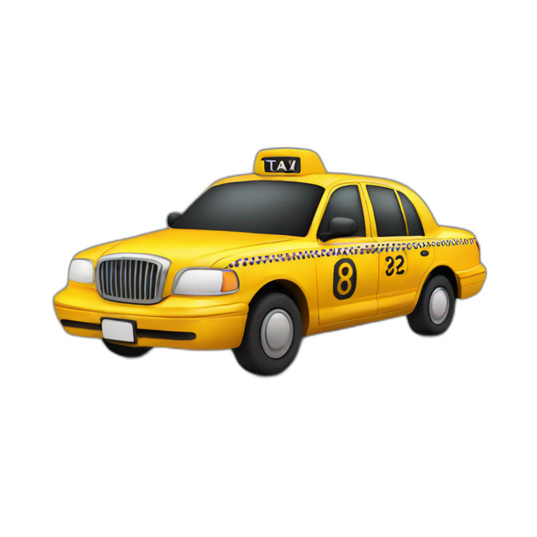 taxi cab emoji