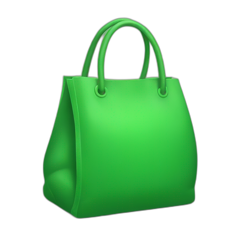 green bag emoji