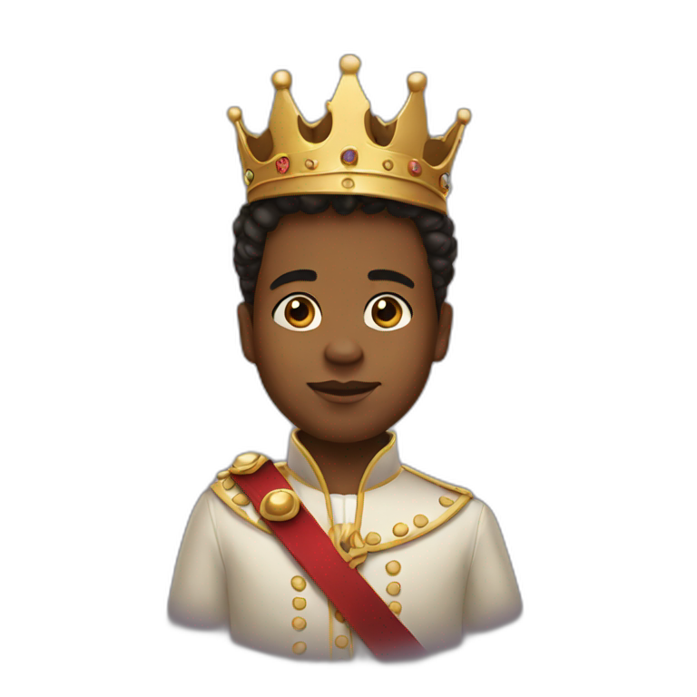 Little boy king emoji