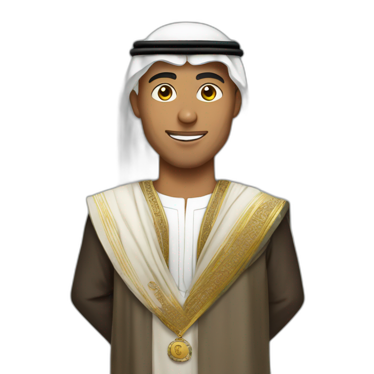 Ronaldo in arab dress emoji