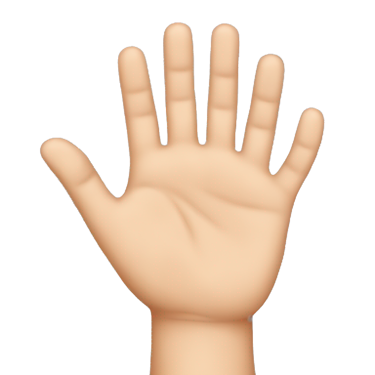 talk to the hand emoji iphone