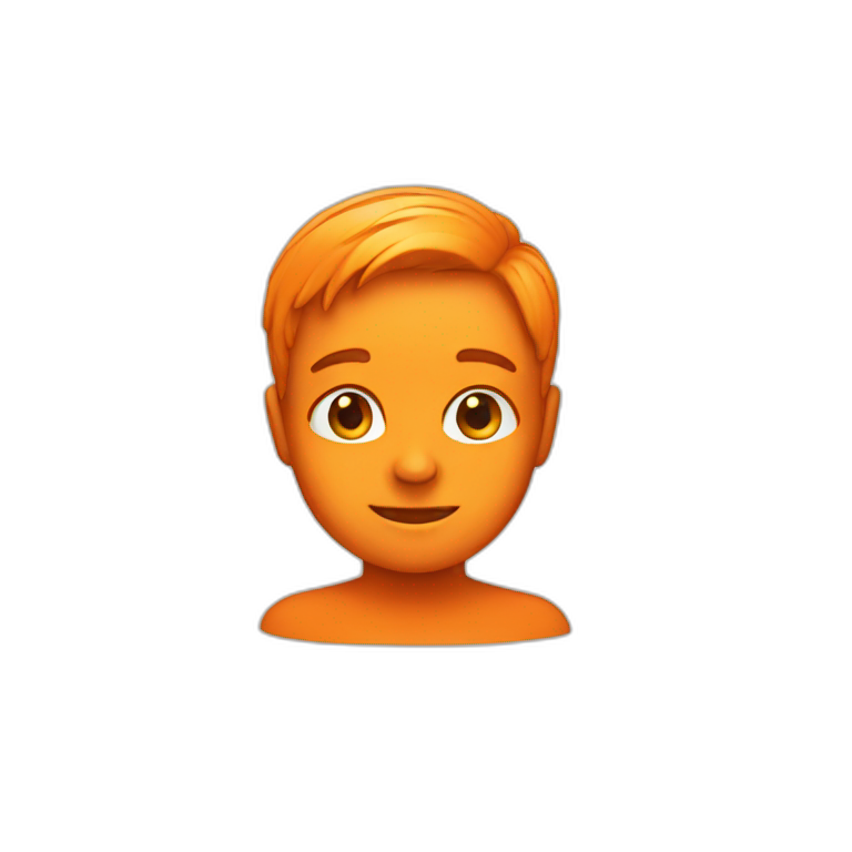 orange colour emoji