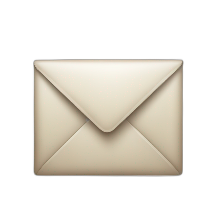An urgent email emoji