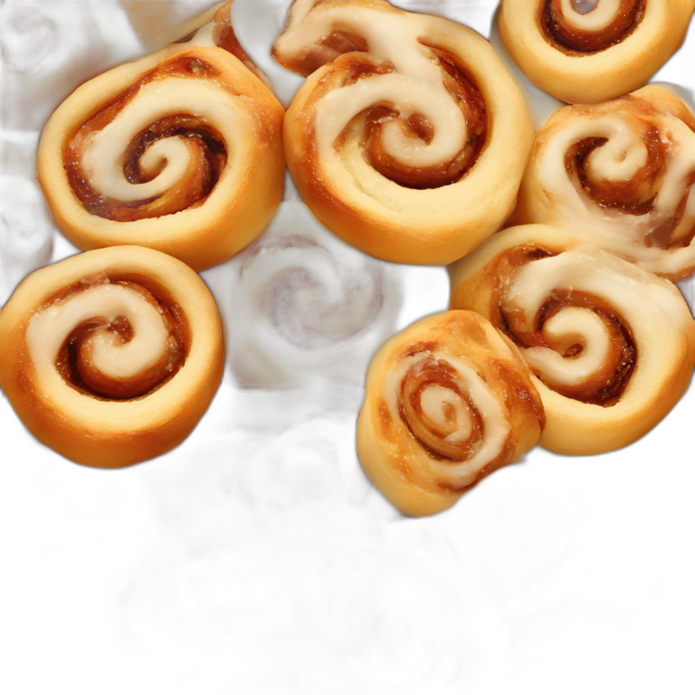 Lily’s fresh and toasty cinnamon rolls emoji