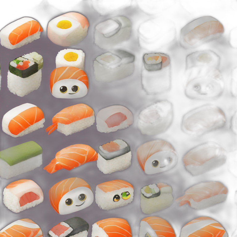 Sushi-mit-Augen emoji