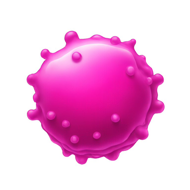 pink biology cell emoji