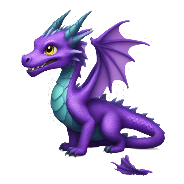 purple dragon emoji