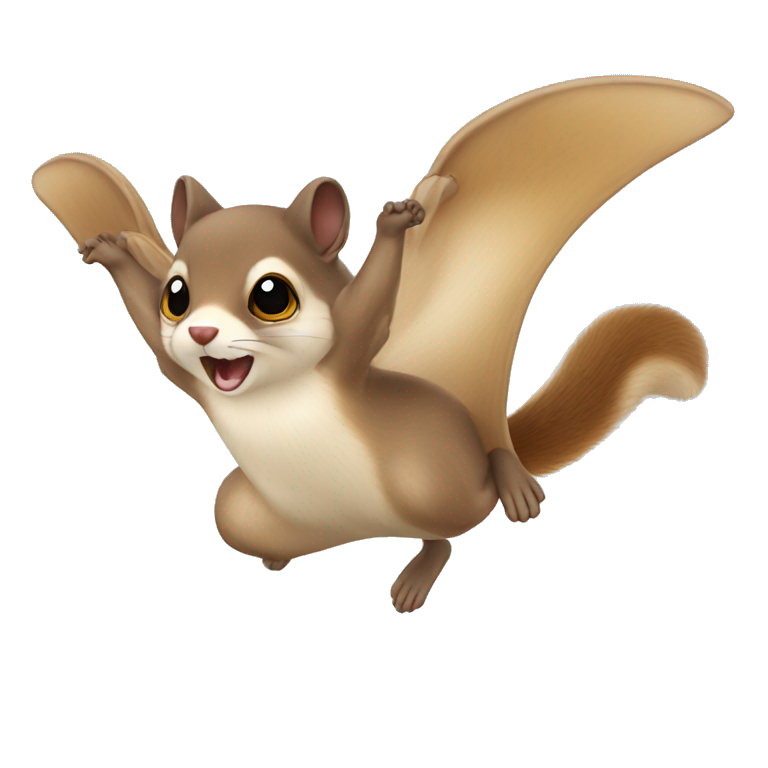 flying squirrel emoji