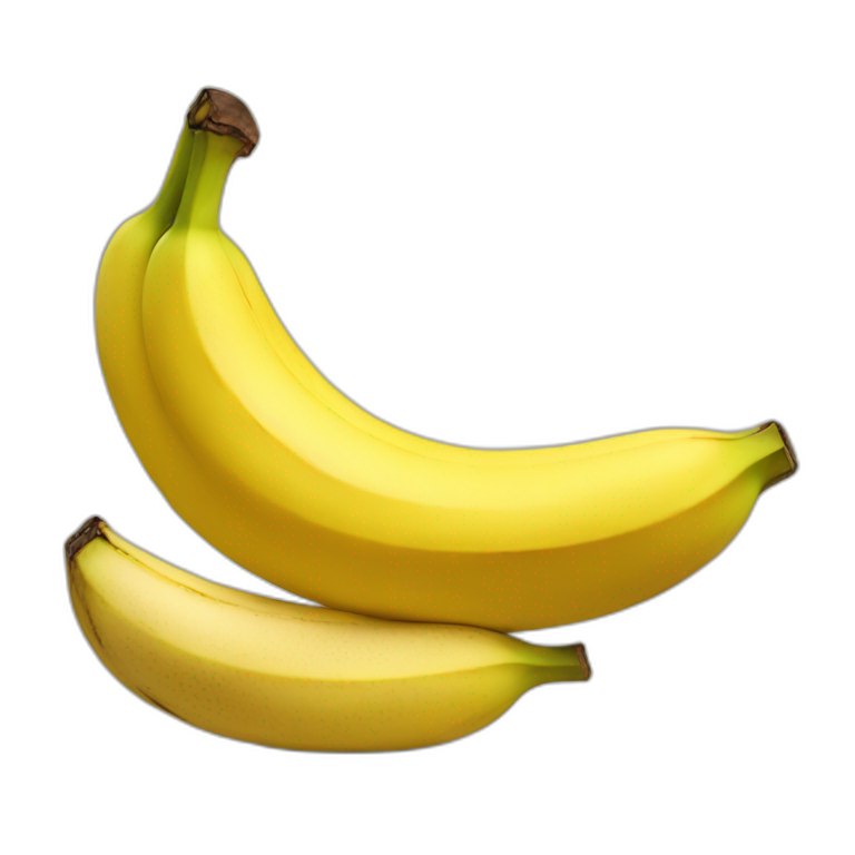 Banana have a beard emoji
