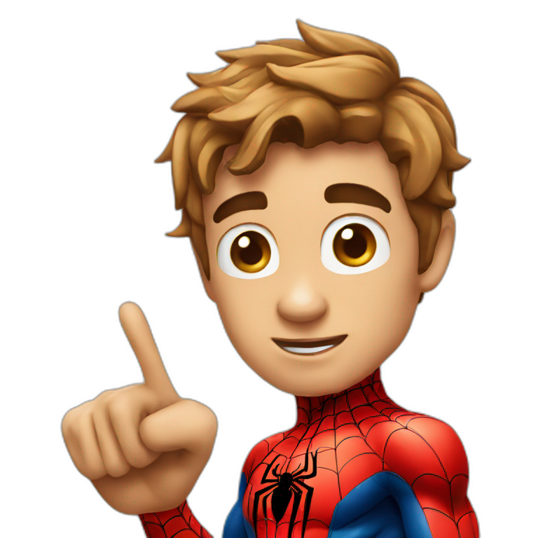 spiderman-pointing-birthday emoji
