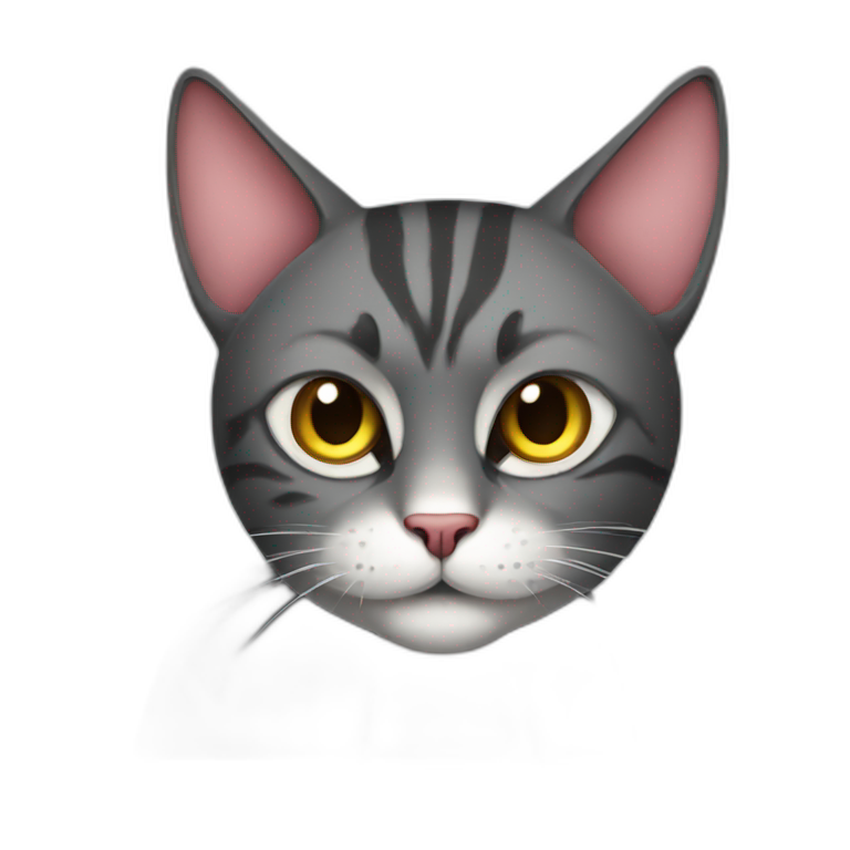 Evil cat emoji
